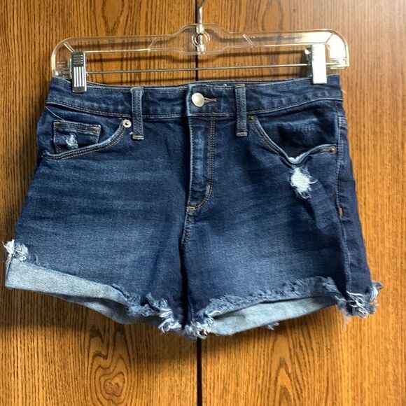 Universal Thread High Rise Denim Shorts Sz 00 - Picture 1 of 6
